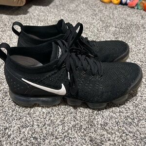 Nike Black and Clear Air VaporMax Shoes